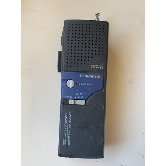 Walkie Talkie Radio Shack TRC-93 Citizens Band Transceiver Tested Working - Picture 1 of 10